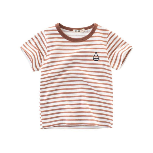 Boys' Cotton Kids Striped T-Shirt - Eshtree