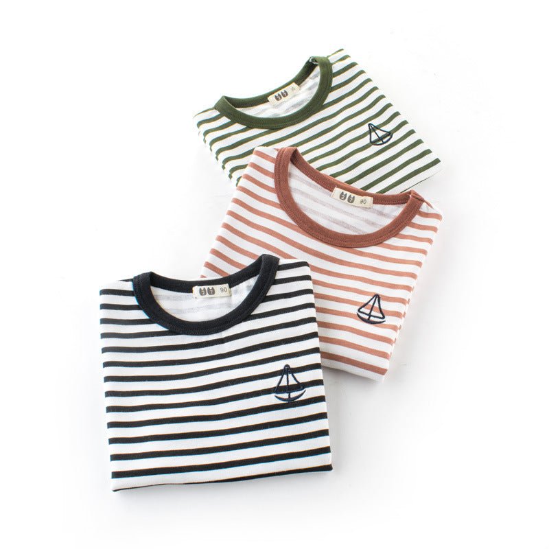 Boys' Cotton Kids Striped T-Shirt - Eshtree