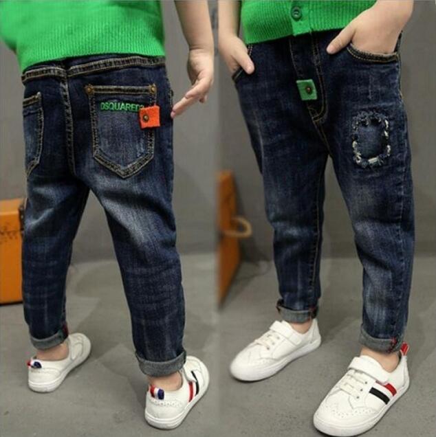 Boys' Denim Trousers Trousers Children's Clothing - Eshtree