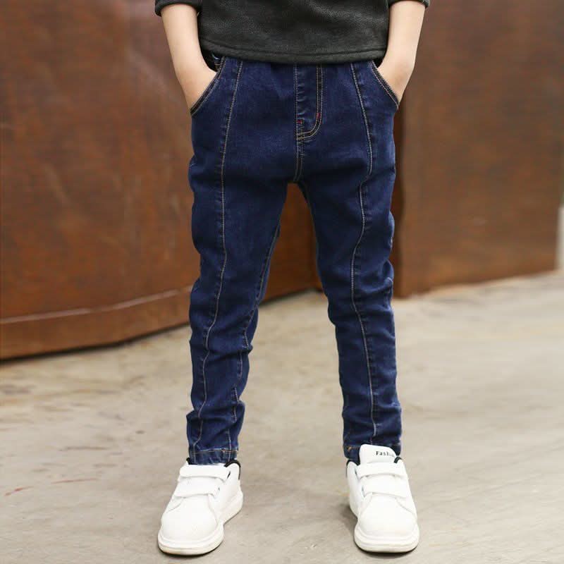 Boys Jeans Autumn And Winter New One - piece Velvet - Eshtree