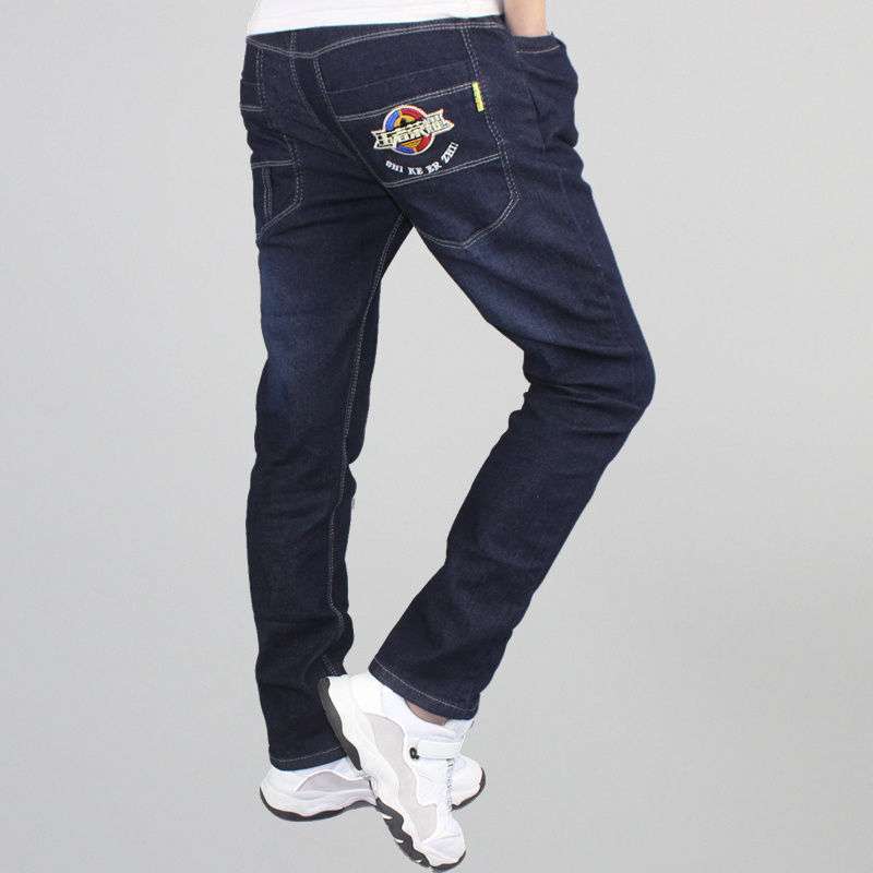 Boys Jeans Casual Pants Straight Stretch - Eshtree