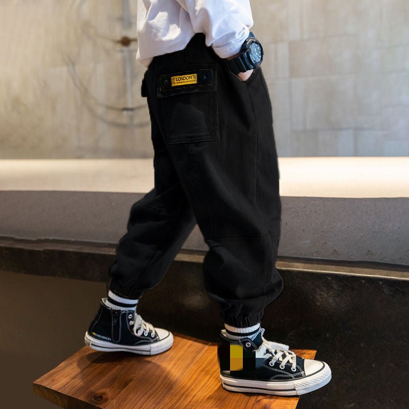 Boys' Middle And Older Children's Footwear Overalls Trousers - Eshtree