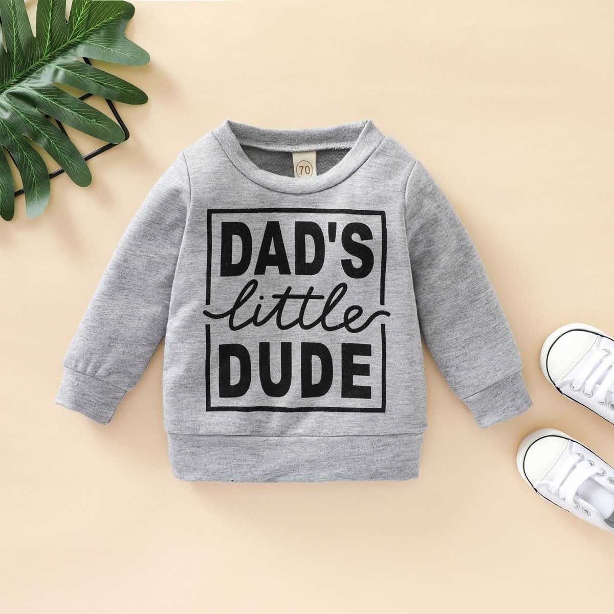 Boys Polyester Letter Grey Sweatshirt Top - Eshtree