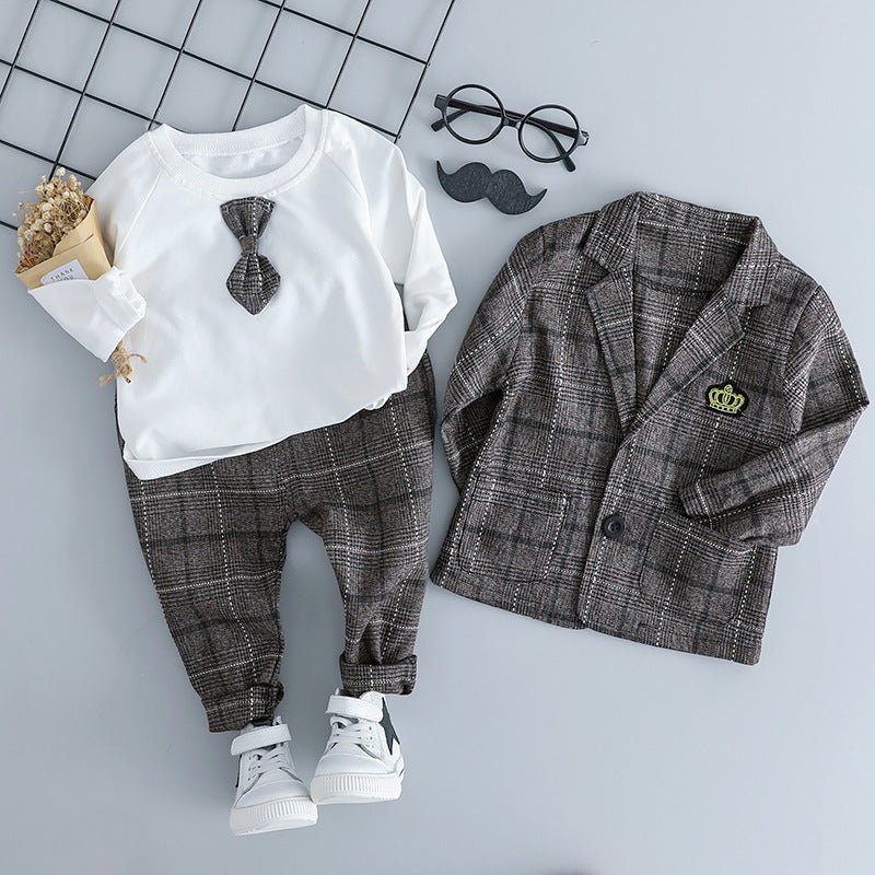 British small suit children's suit gentleman three - piece suit - Eshtree