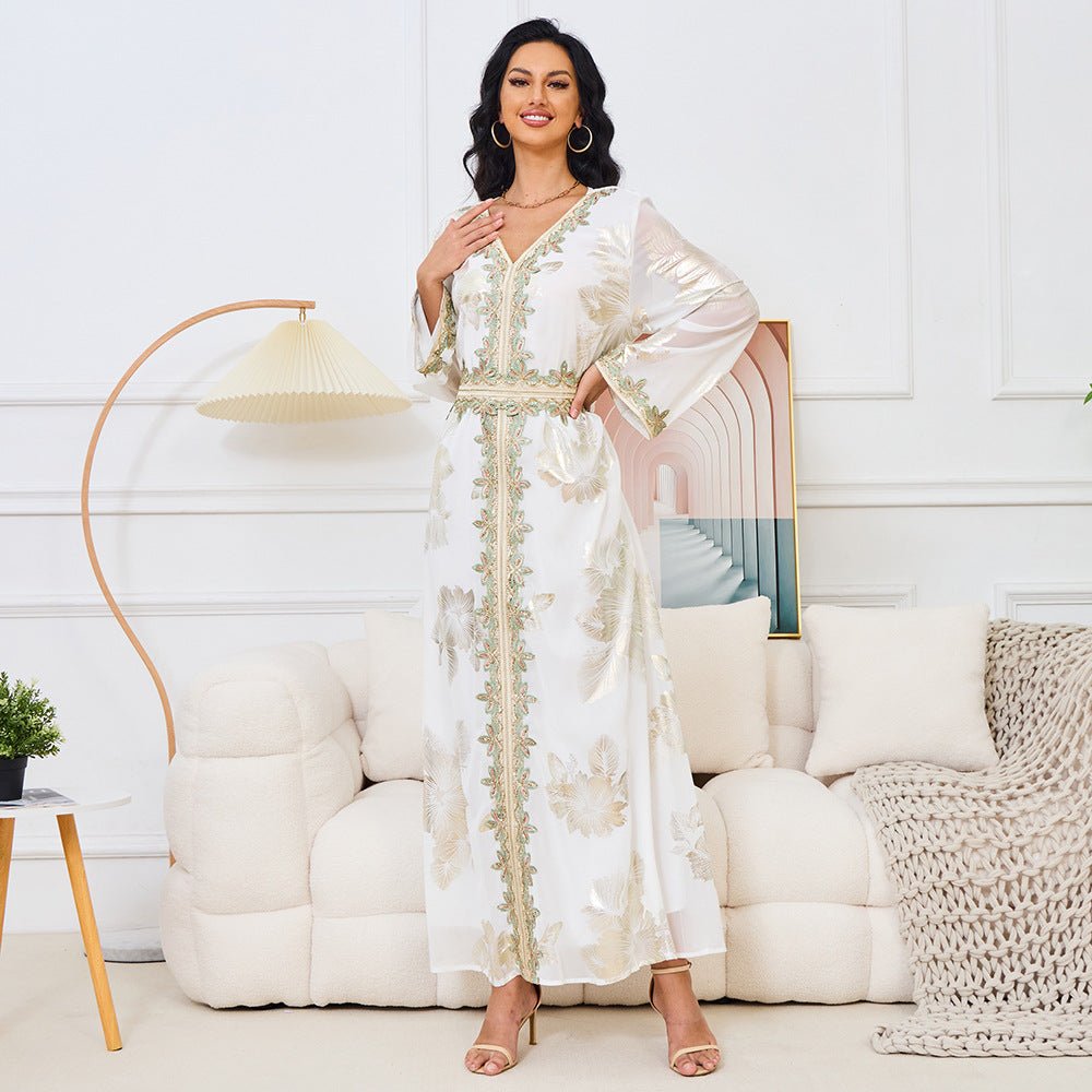 Bronzing Muslim Dubai Tourist Dress - Eshtree