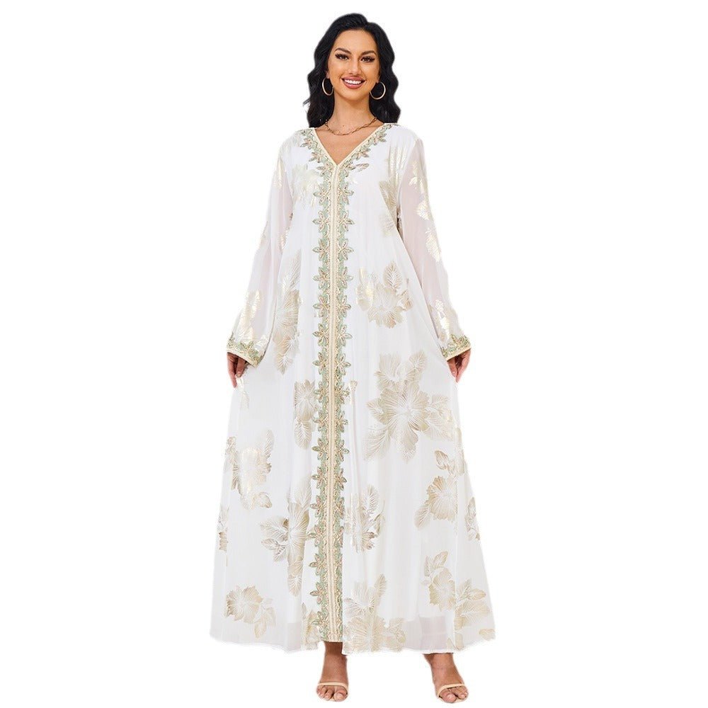 Bronzing Muslim Dubai Tourist Dress - Eshtree