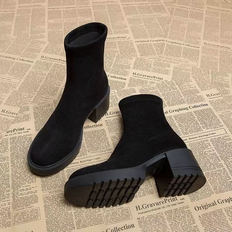 Brown Heeled Ankle Boots For Petite Women - Eshtree