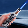 Personality Creative Windproof Straight Flush Pen Gas Lighter