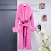 Autumn And Winter Fur Coat Wool Double-sided Coat Women's Long