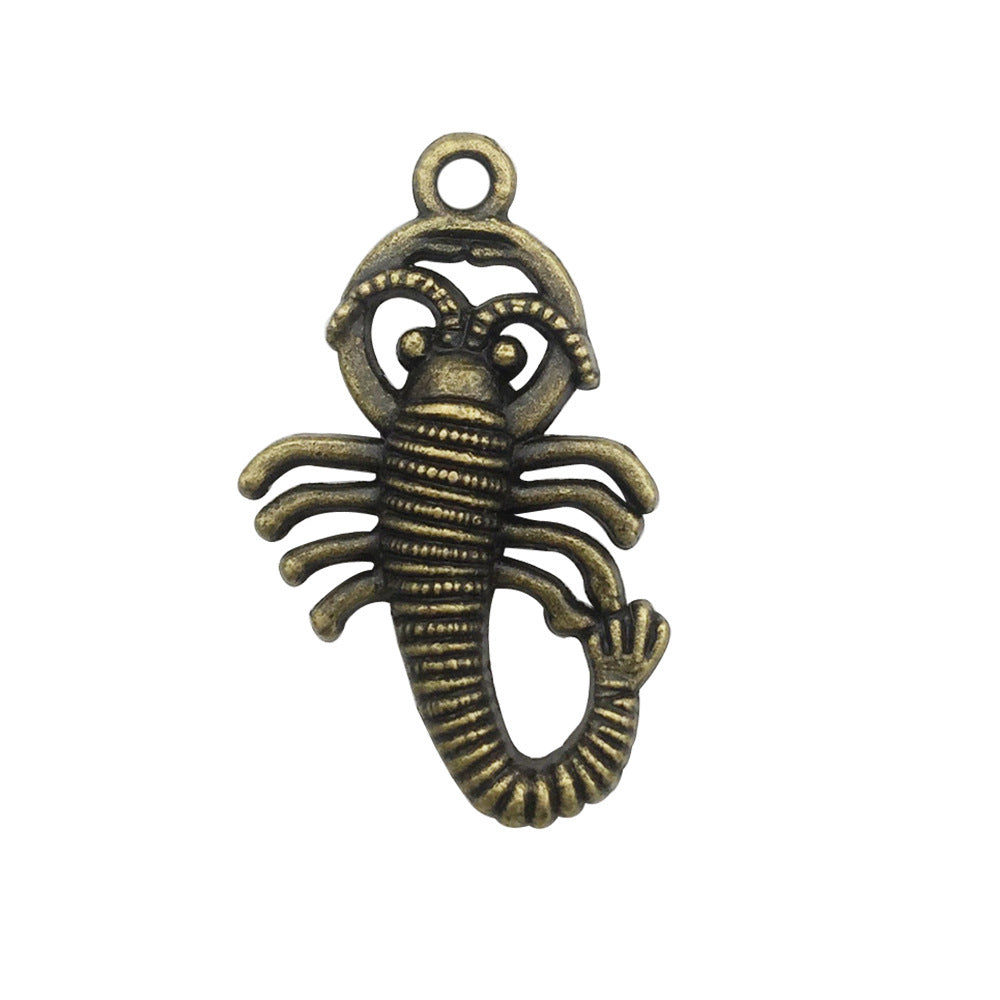 Retro Tibetan Silver Antique Brass Alloy DIY Accessories Marine Turtle Shell Necklace Bracelet Jewelry