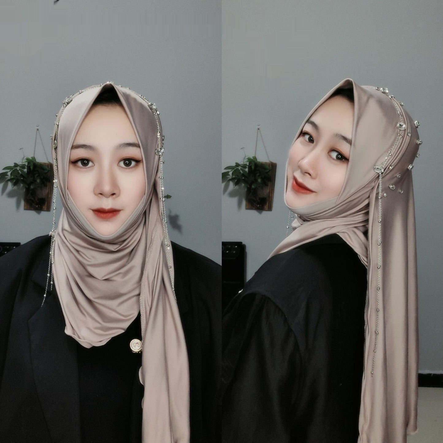 Milk Silk Double-sided Tassel Heavy Industry Winding Towel New Scarf