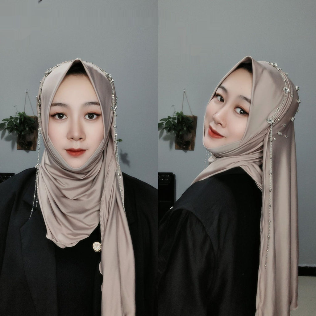 Milk Silk Double-sided Tassel Heavy Industry Winding Towel New Scarf