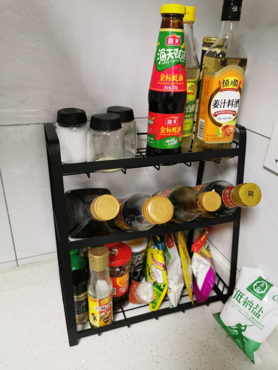 Multi  Functional Three  Layer Seasoning Rack