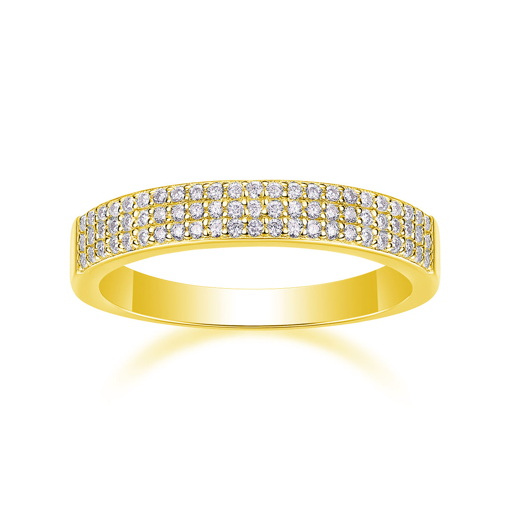 Dancing Gracefully - A Wedding Ring Set With Top-quality Moissanite S925 Silver And Platinum-plated Diamond. The Ring Can Be Tested With A Diamond Pen In Yellow Gold And Rose Gold