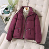 Fashion Down Women's Small Short Winter Cotton-padded Coat Thick Loose