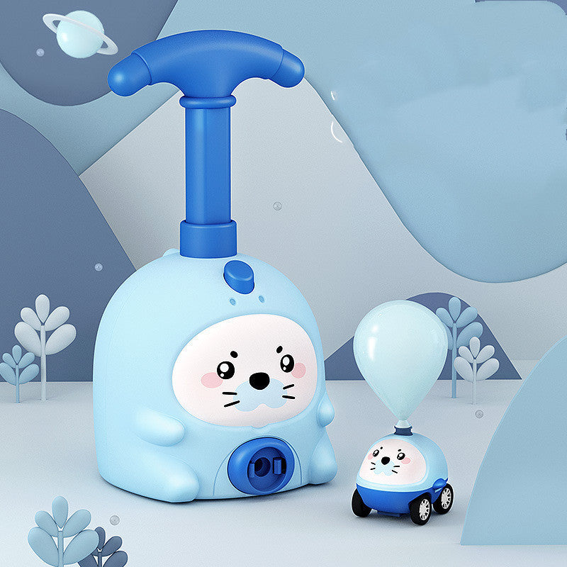 ألعاب سيارات البالونات للأطفال من عمر سنتين إلى 4 سنوات، لعبة تعليمية للأطفال من عمر سنتين إلى 6 سنوات، برج إطلاق سيارات البالونات الهوائية، لعبة مونتيسوري للأطفال، هدية