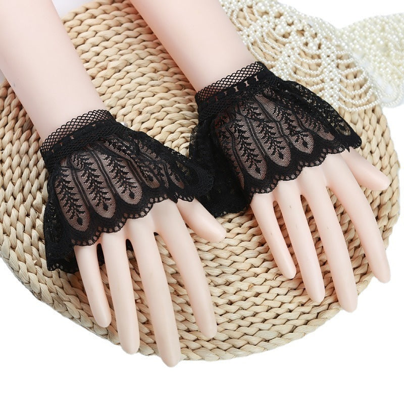 Women's Fashion Personalized Lace Hollow Crocheted Gloves