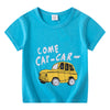 Children's Short Sleeve Boys And Girls T-shirt Cartoon Half Sleeve Top