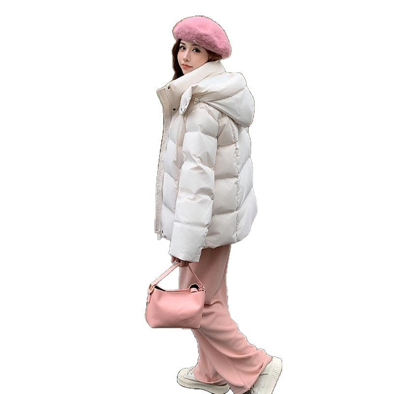 Fashion Thick Loose-fitting Hoodie Small Women's Coat