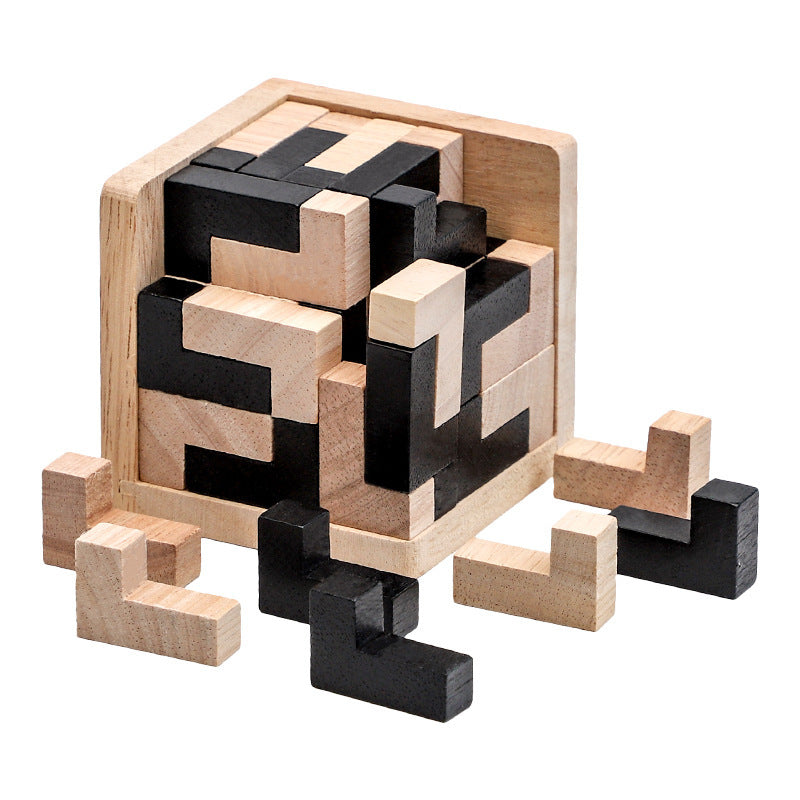 Hot Selling Wooden Puzzle Kongming Lock Luban Lock Toys