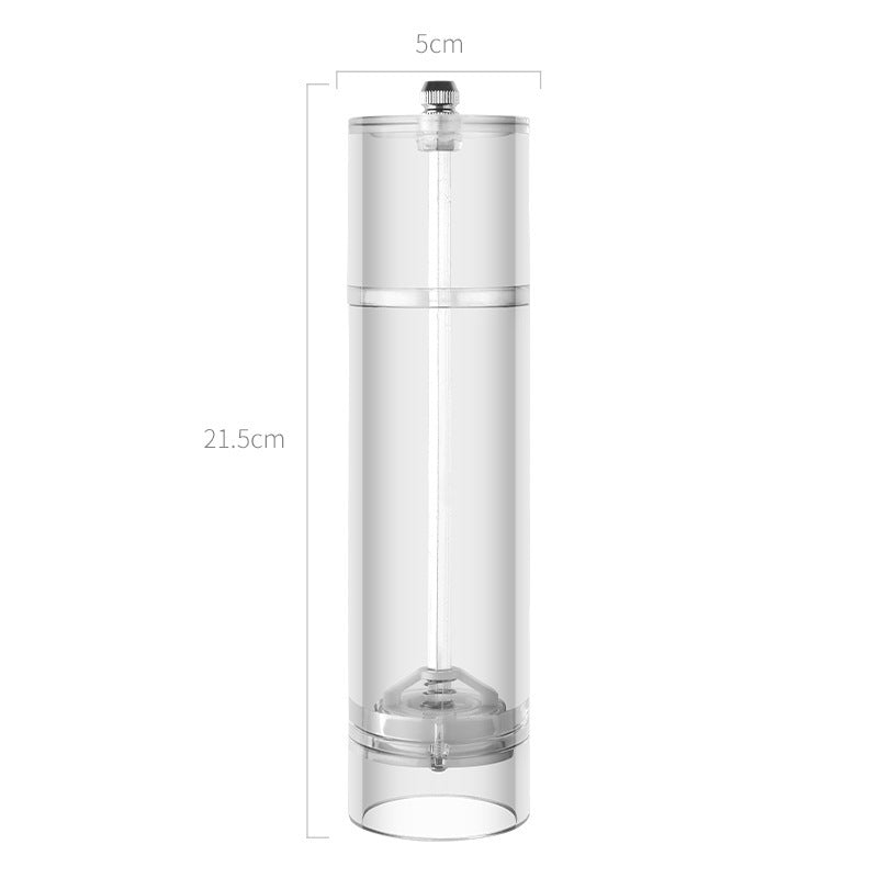 Acrylic Grinder Cylindrical Transparent
