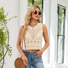 European And American Daily Knitted Top Multi-color