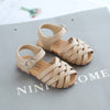 Kids Buckle Toe Soft Sole Woven Sandals