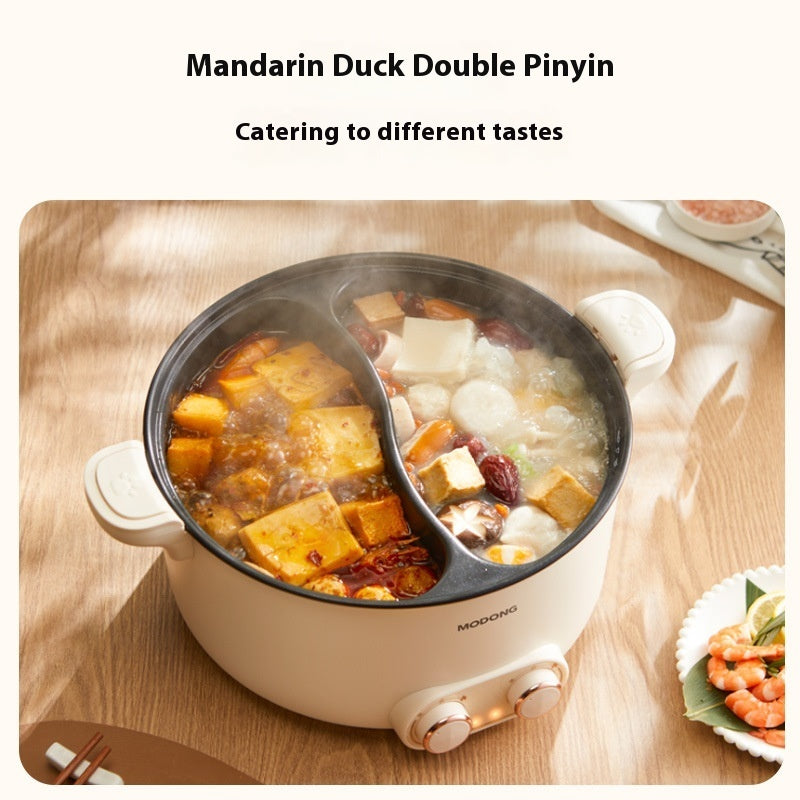6 L 8L Large Capacity Mandarin Duck Electric Chafing Dish Household Multi-functional Integrated Dormitory Students