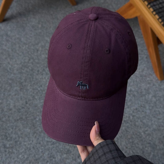 Embroidered Fox Baseball Cap Sports Sun-proof Breathable Peaked Cap