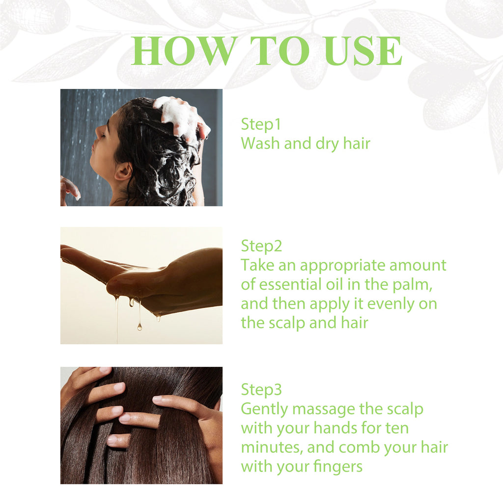 زيت إكليل الجبل العطري للعناية بالشعر، مضاد للتجعد، يدوم طويلاً، برائحة ناعمة، يصلح الشعر المصبوغ بالحرارة.