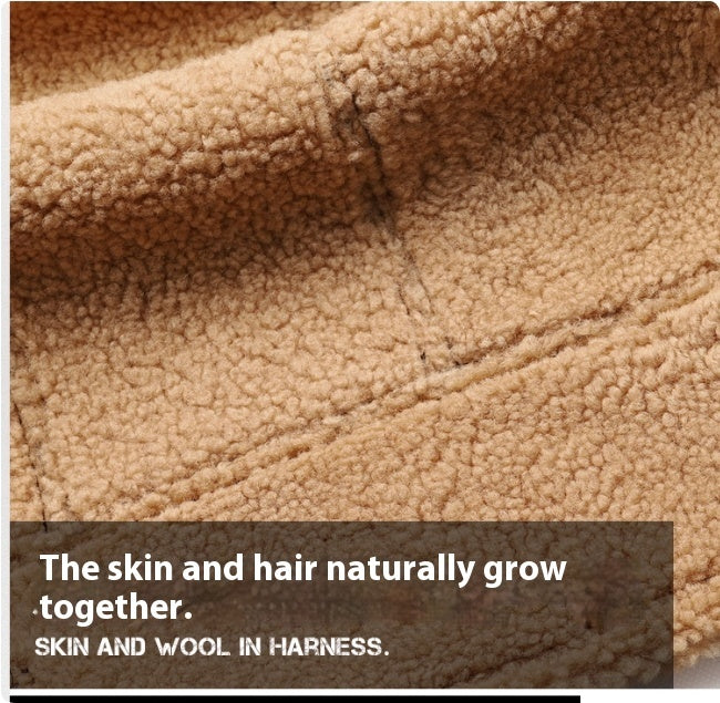 Winter Hooded Fur Jacket