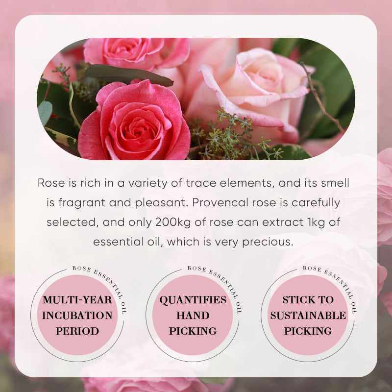 Rose Essential Oil Moisturizes The Body With Whitening Skin Colors