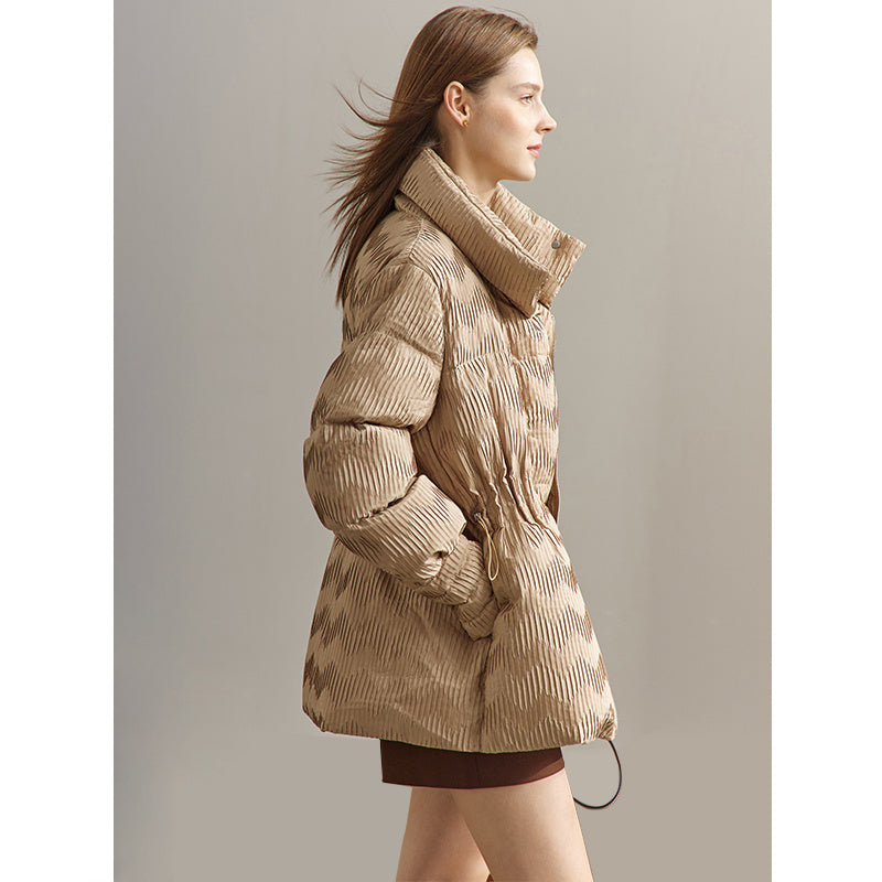 Black Technology Graphene Down Jacket Women's Stand Collar