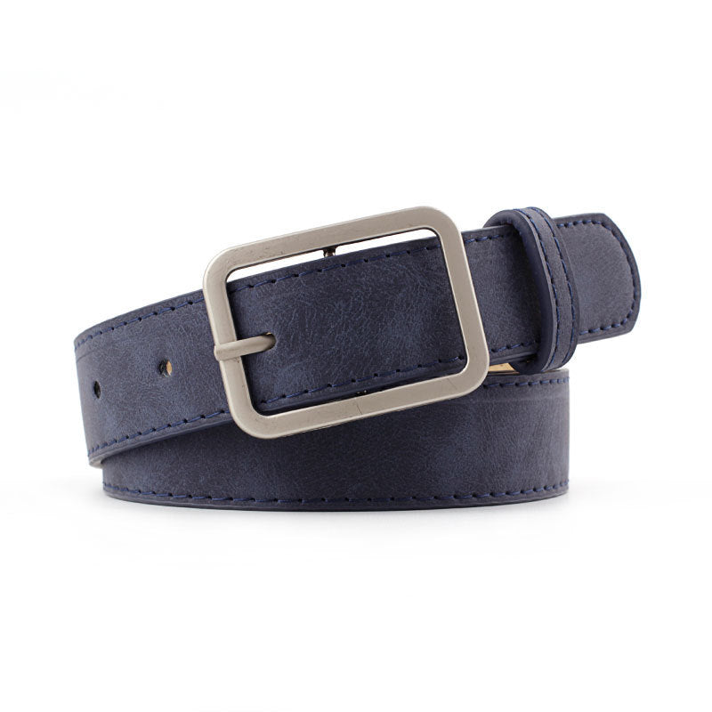 Simple All-match Square Buckle Popular Belt