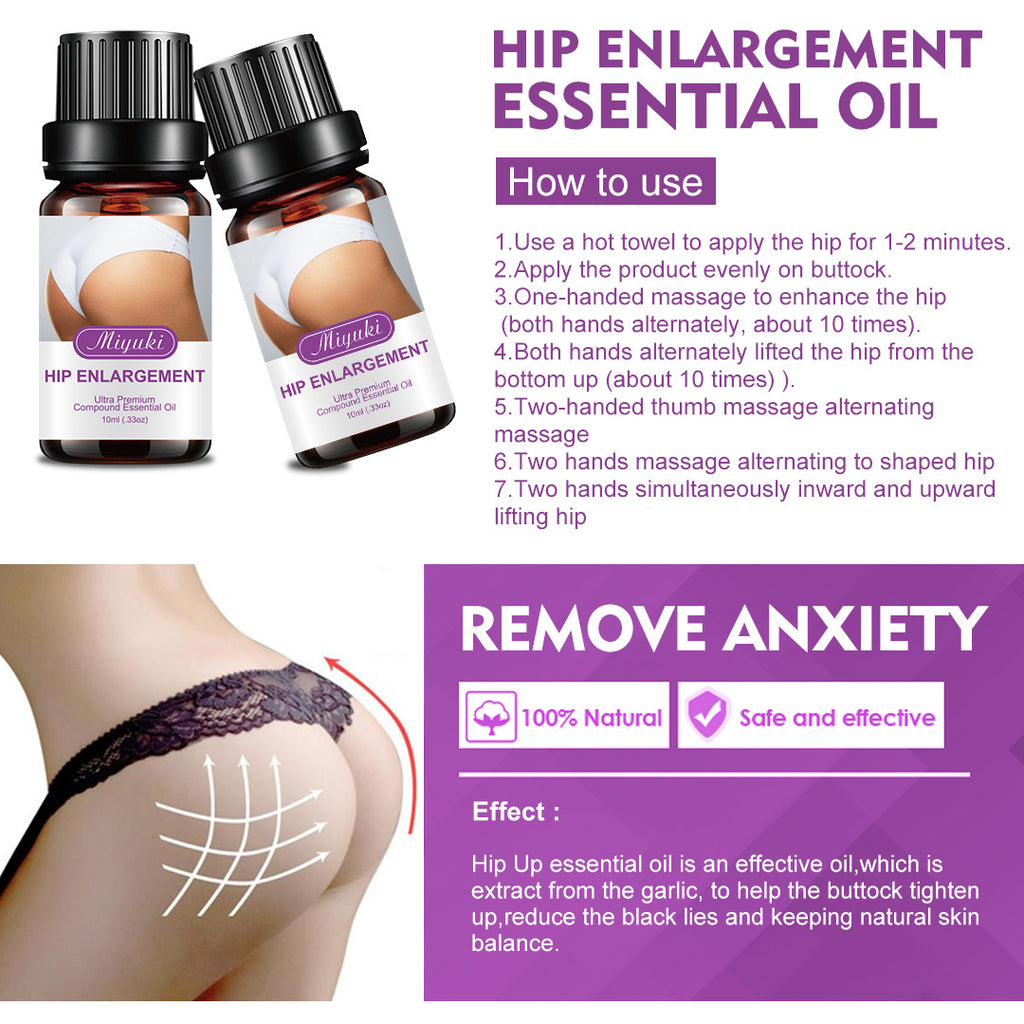 Butt Plumping Care Essential Oil, Big Butt Lift Massage To Highlight The Curve