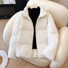 Down Cotton Jacket Windproof Hood