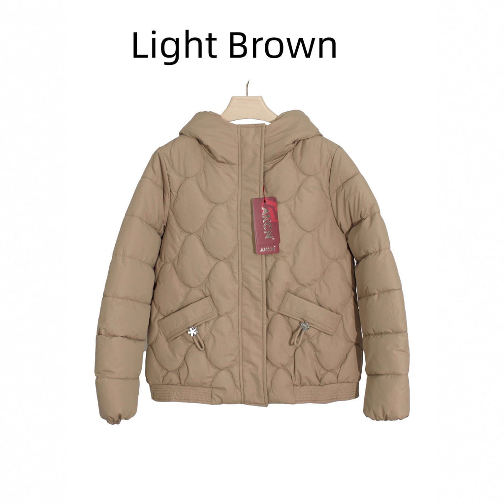 Thick Hooded Winter Cotton-padded Coat