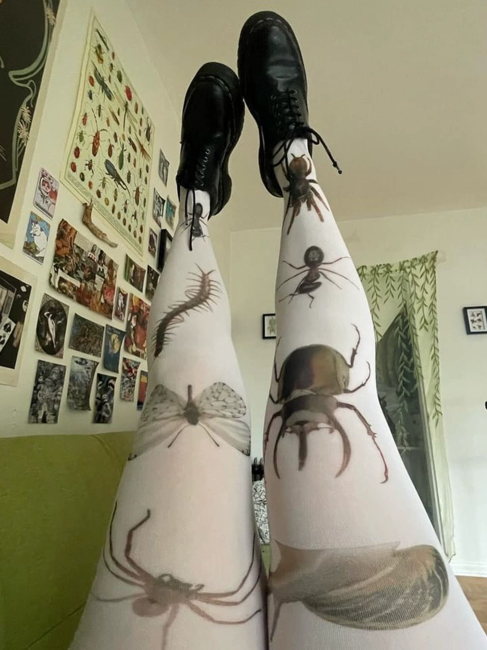 Printed Sheer Pantyhose For Women