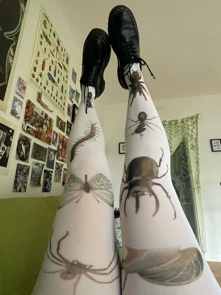 Printed Sheer Pantyhose For Women