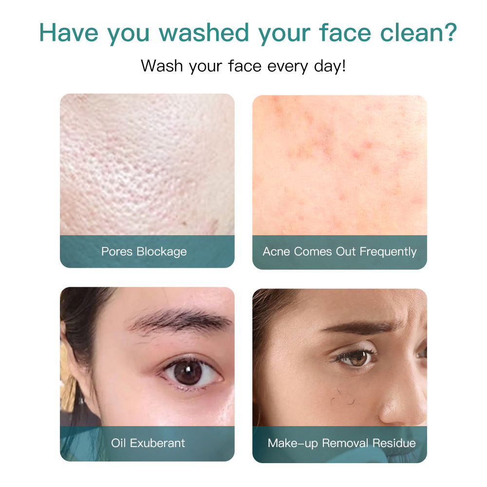 Multifunctional Face Washing Instrument, Electric Rotating, Deep Cleaning