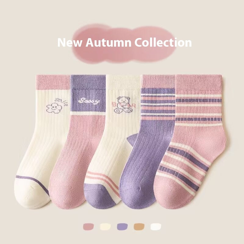 Mid-calf All-match Socks For Boys And Girls
