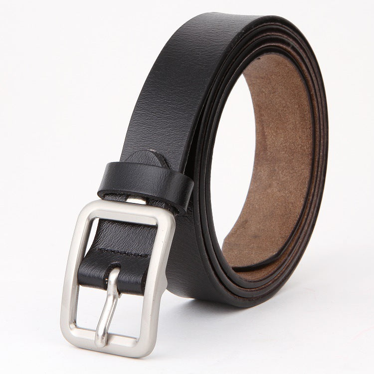 Two-layer Cowhide Women's Belt Belt Commuter Decoration
