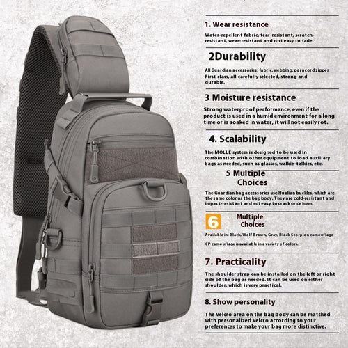 Men's Chest Riding Shoulder Camouflage Messenger Bag