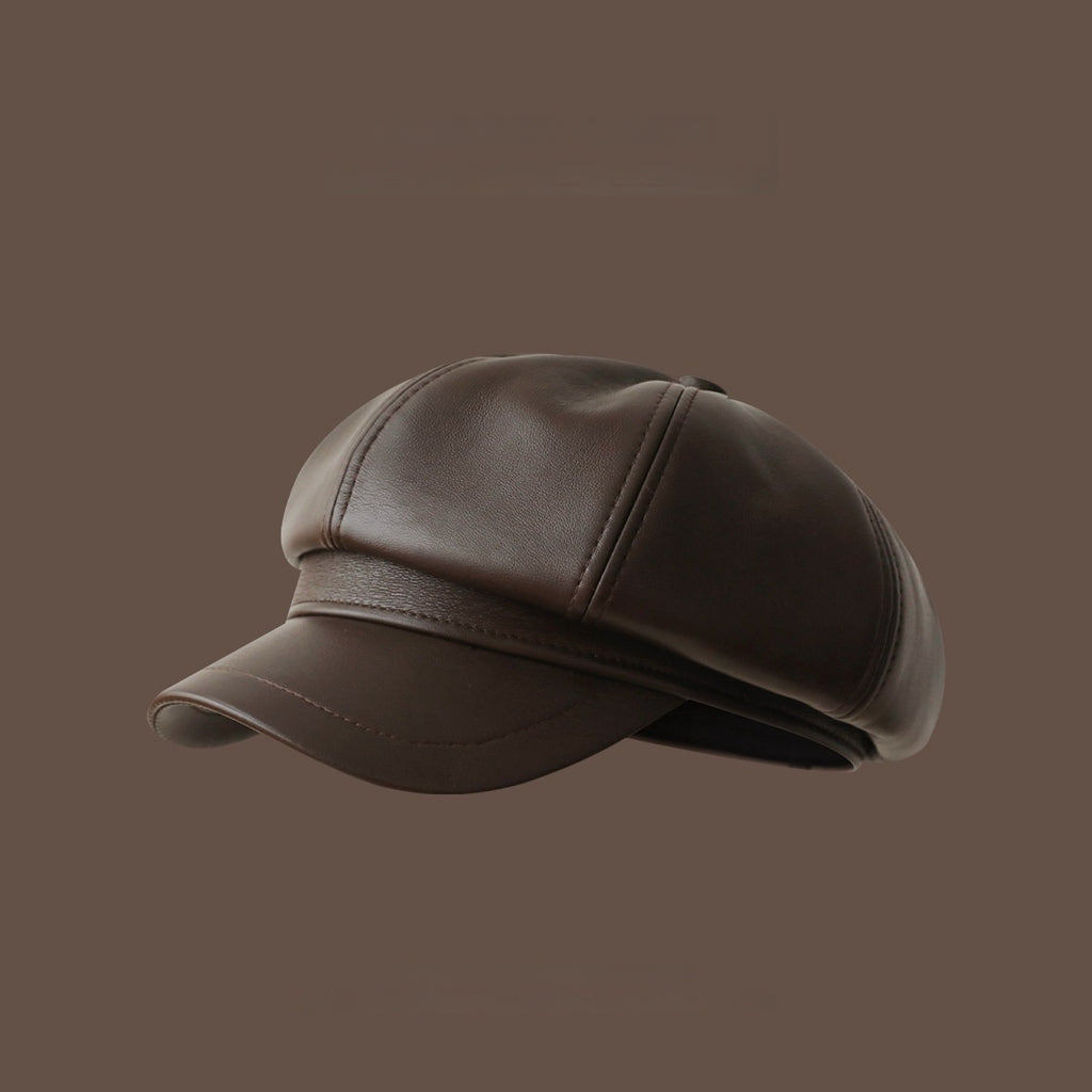 Brown Beret Women's Retro Elegant Hat