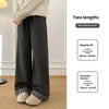 Japanese Retro Wool Cuffed Casual Pants