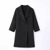 Long Cashmere Double-faced Wool Coat For Women