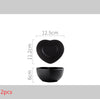 Nordic Love Creative Plate Heart-shaped Couple Dinner Plate Saucer Ceramic Cutlery