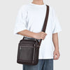 Hand-carrying Multifunctional Textured Shoulder Messenger Bag