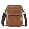 Men's Genuine Leather Crossbody Shoulder Bag