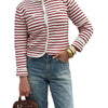 European And American Casual Versatile Striped Button-down Shirt